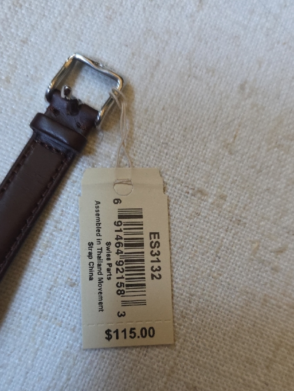Fossil Brown Leather Strap Watch with Rose-Gold Accents - Picture 2 of 5